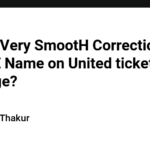 @@UA Very SmootH Correction. How To ChangE Name on United ticket Due to Marriage?