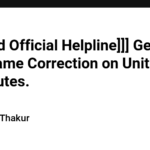 [[[United Official Helpline]]] Get Your Name Correction on United in #5 Minutes.